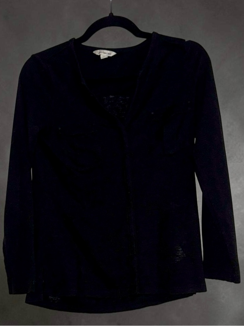 Calvin Klein Jeans Black Button Down Shirt